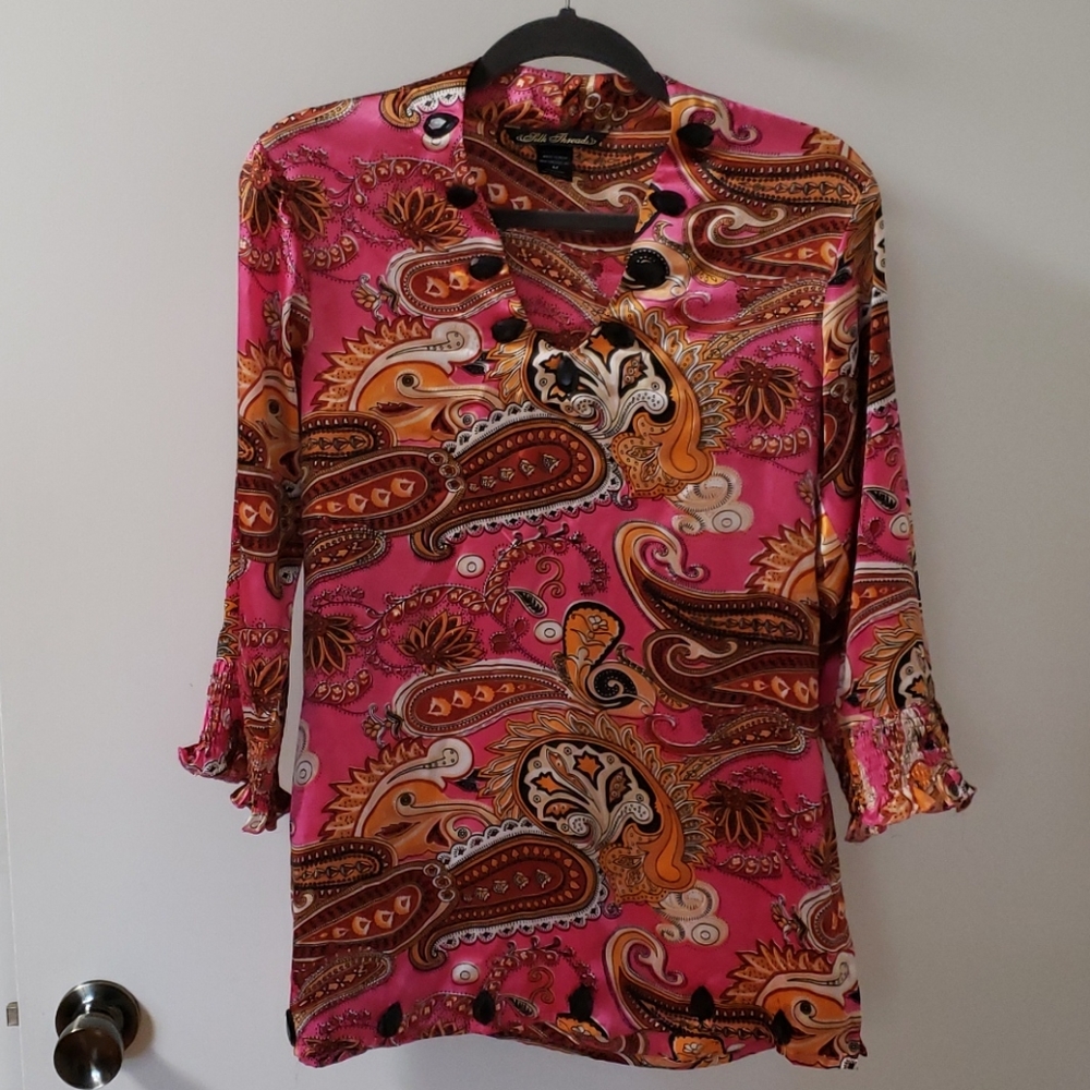 Silky Beaded Tunic